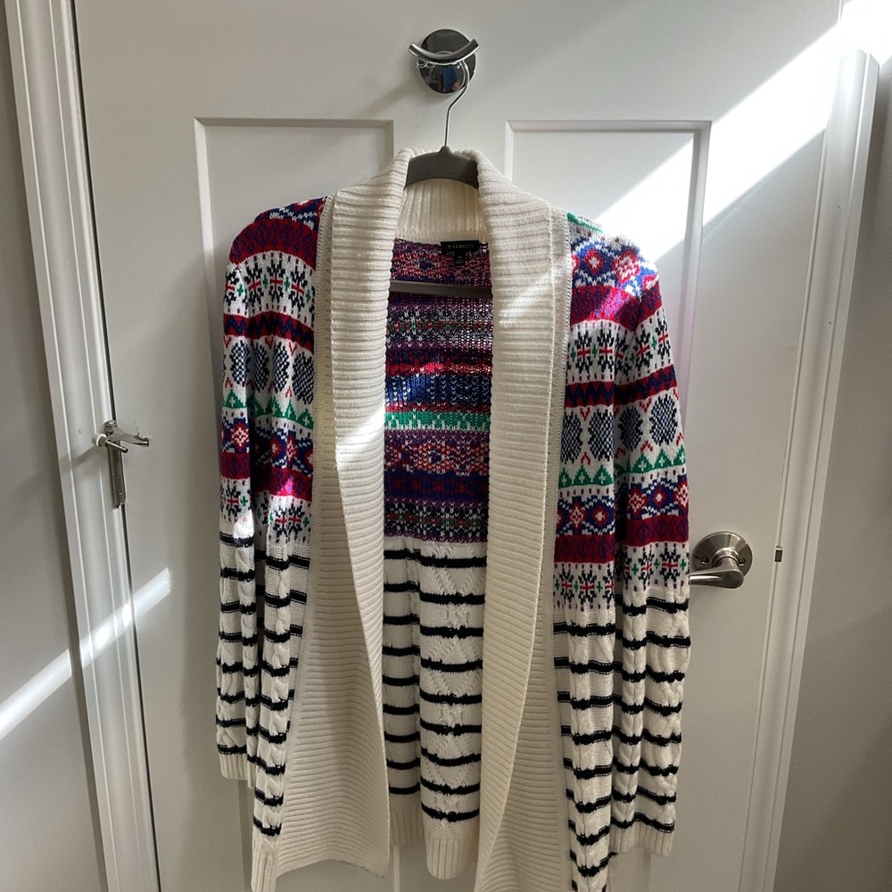 Talbots Open Cardigan